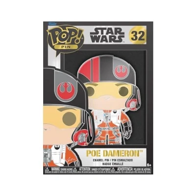 Afbeelding van Funko Star Wars POP! Enamel Poe Dameron 10 cm Pin Multicolours
