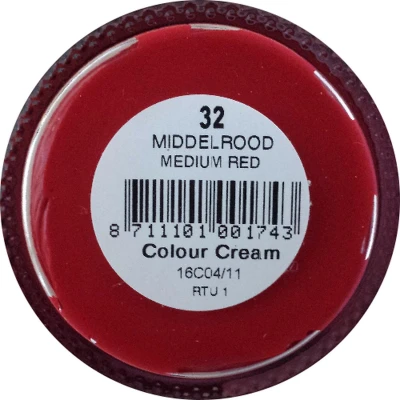 Afbeelding van SL Dekkende Kleurcreme Middel Rood (Schoensmeer Schoenpoets)