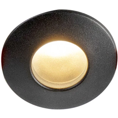 Afbeelding van QAZQA Moderne inbouwspot zwart IP44 Gap