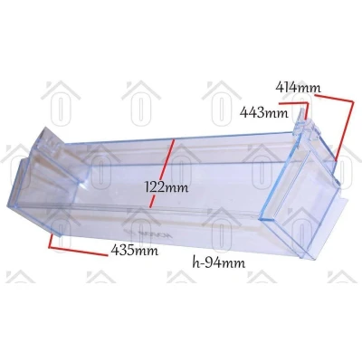 Afbeelding van Bosch Deurbak Transparant met opschrift KGE36AI3007, KGE36AI3006, KGV33UL3008 00709646