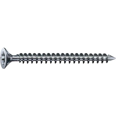 Afbeelding van SPAX houtbouwschroef, 10,0 x 200 mm, 50 stuks, T STAR plus, verzonken kop met freesribben, volledige schroefdraad, CUT punt, WIROX A3J, 1201011002005