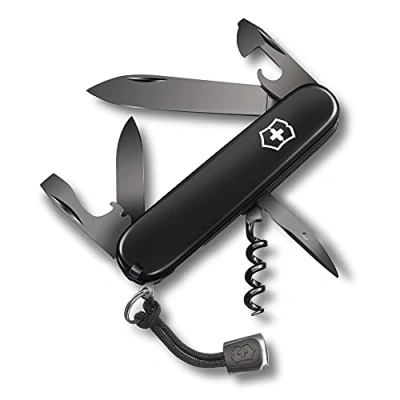 Afbeelding van Victorinox Spartan Onyx Black Zwitsers Zakmes 12 functies Cellidor Giftbox