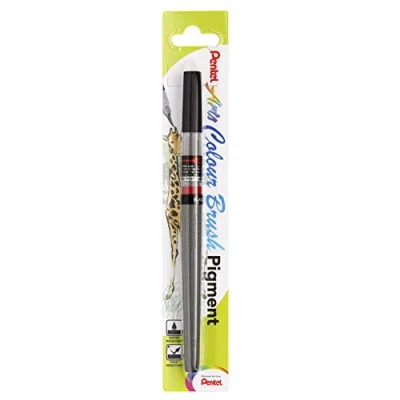 Afbeelding van Pentel Colour Brush, gepigmenteerde inkt, 17,5 x 1,3 cm