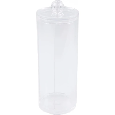 Afbeelding van Benson Organizer Wattenschijfjes Transparant Ø 6.9 x 18.7 cm