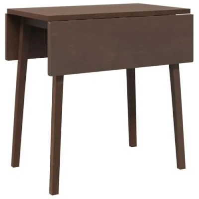 Afbeelding van vidaXL Eettafel lichtbruin massief hout rubber