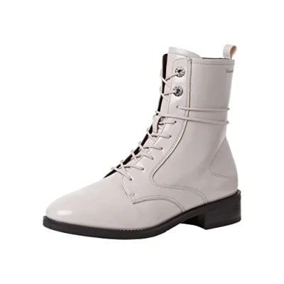 Afbeelding van Tamaris Korte laarzen, Dames, Maat: 37, Pale grey Hoogwaardig imitatieleer