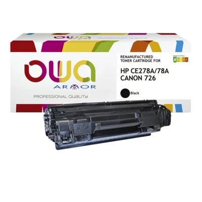 Afbeelding van Toner refurbished OLYMPIA 0726 HP CE278A Jumbo OWA