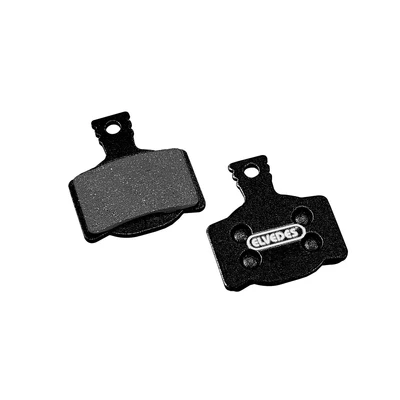 Afbeelding van Elvedes Schijfremblokjes Magura MT2/4/6 metallic carbon BikeTotaal.nl Zwart