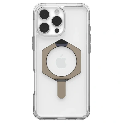 Afbeelding van UAG Plyo XTE MagSafe Kickstand Hoesje Apple iPhone 16 Pro Max ijs (Apple Max), Smartphonehoes, Grijs, Transparant