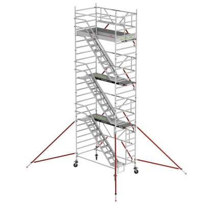 Afbeelding van Altrex Trapsteiger RS TOWER 53 Safe Quick L190xB135 8.20m werkhoogte Houten platform