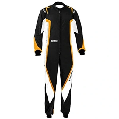 Afbeelding van Sparco 002342NRAF3L Thunder Professional Kart Overall, L, Bick/Fiu