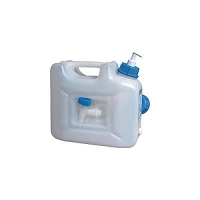 Afbeelding van Hunersdorff Waterjerrycan 12 l HDPE met aftapkraan + pompdispenser H310x165xD350 mm 1 stuk 816510 816510a