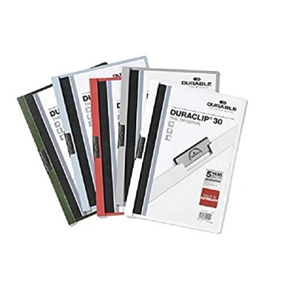 Afbeelding van Durable 220002 Klemmap Duraclip Original 30 (voor 1 vel A4), 25 stuks, wit