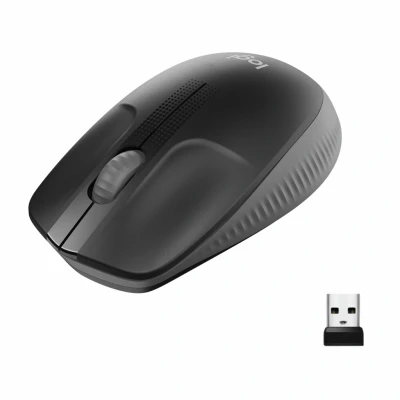 Afbeelding van Logitech Mouse M190, draadloos, antraciet optisch, 1000 dpi, 3 knoppen, retail