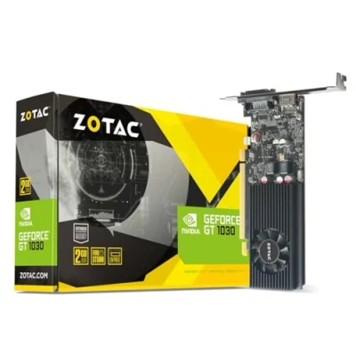 Afbeelding van Zotac Nvidia GeForce GT1030 Videokaart 2 GB GDDR5 RAM PCIe HDMI, DVI Low Profile