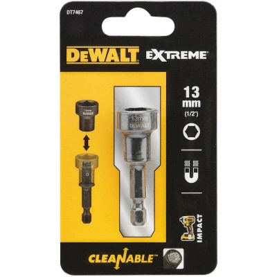 Afbeelding van DeWalt Accessoires Bitdop IMPACT Magnetisch Zeskantdop reinigbaar 13 mm DT7467 QZ