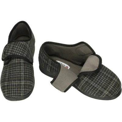 Afbeelding van Padders Heren grijs donker pantoffels &amp; slippers maat 44