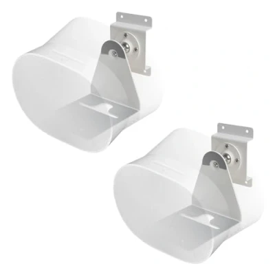 Afbeelding van shinar Set van 2 metalen wandhouders, compatibel met sonos Era 300, draaibaar tot 360, kantelbaar 70/+70 (omhoog en omlaag, links rechts) kabelmanagement max. 12 kg wit