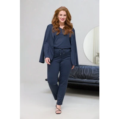 Afbeelding van BASE LEVEL CURVY Liana Bottoms Dark Blue maat WX 0(44) / L30