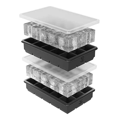 Afbeelding van Oliver&#039;s Kitchen Large Ice Cube Tray (Black)