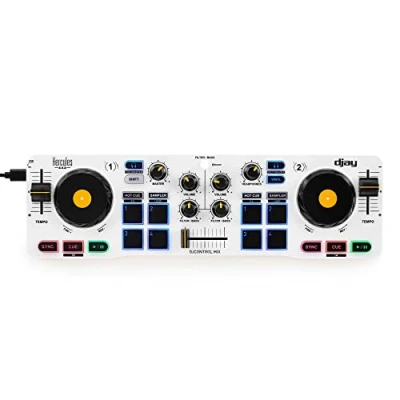 Afbeelding van Hercules DJControl Mix Bluetooth Wireless DJ Controller for Smartphones 2 Decks