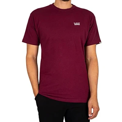 Afbeelding van T Shirt Vans Mens Mini Script Burgundy XS