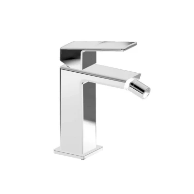 Afbeelding van Bidetmengkraan Sapho Notos Uitloop Recht 1 hendel 16.6 cm Chroom