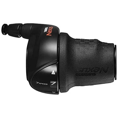 Afbeelding van Shimano Draaiversteller 7 speed Nexus SL C3000 voor NX40 inclusief kabels zwart