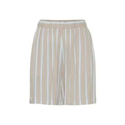 Afbeelding van ICHI Short Ihmarrakech Shorts, Dames, Maat: Medium, Doeskin