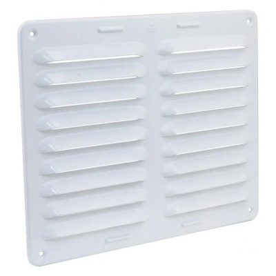 Afbeelding van Schoepenrooster Starx 25 x 20 cm (Aluminium, Wit)