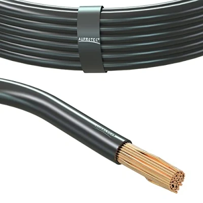 Afbeelding van AUPROTEC Voertuigkabel 25,0 mm² autokabel 1m, 5m of 10m selectie: 5m, zwart