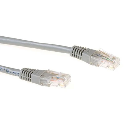 Afbeelding van ACT IB1151 LSZH U/UTP CAT6A patchkabel Grijs 1,5 meter