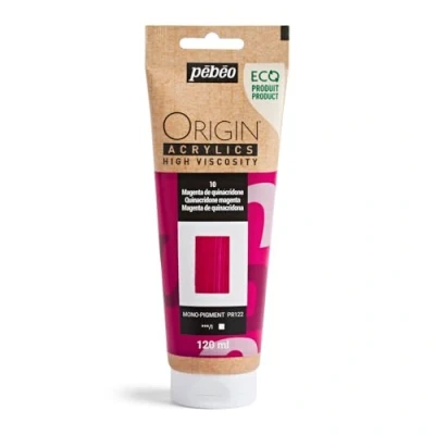 Afbeelding van Pebeo Origin Acrylics 120 ml 10 Quinacridone Magenta