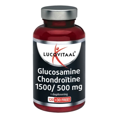 Afbeelding van Lucovitaal Glucosamine Chondroïtine 1500/500mg Tabletten