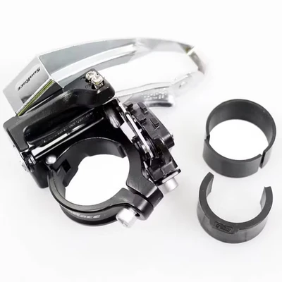 Afbeelding van Sunrace Voorderailleur M500 7/8 Dual Pull Zilver