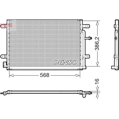Afbeelding van Denso Airco condensor DCN02038