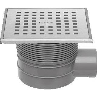 Afbeelding van Easy Drain Aqua Plus Quattro MSI doucheput geborsteld rvs 150 x