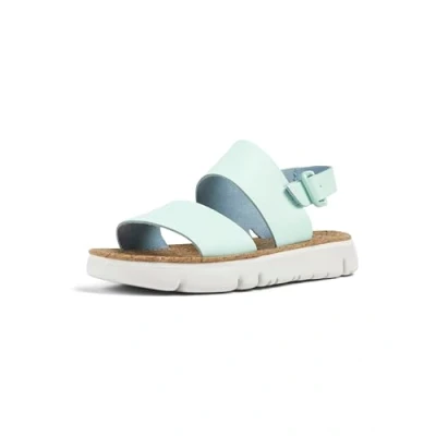 Afbeelding van Camper Oruga Sandalen, Dames, Maat: 37, Pastel blau Leer