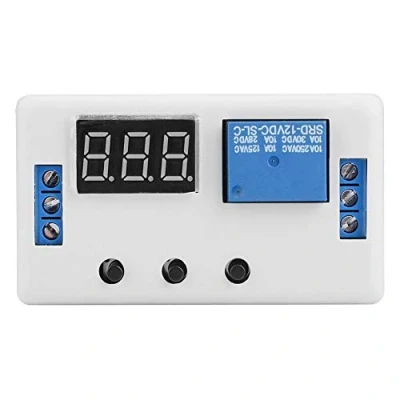 Afbeelding van 12V tijdrelais, instelbare automatiseringsschakelaarmodule LED display