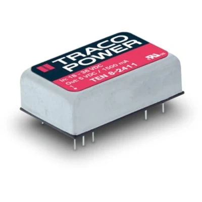 Afbeelding van TracoPower TEN 8 1212 DC/DC converter, print 12 V/DC 665 mA W Aantal uitgangen: 1 x Inhoud stuk(s)