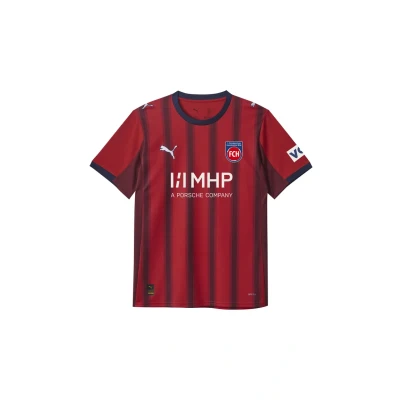 Afbeelding van FC Heidenheim 25/26 thuisshirt, Rood, Maat 1 2Y PUMA