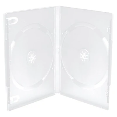 Afbeelding van DVD Case for 2 discs, 14mm, machine packing grade, transparent
