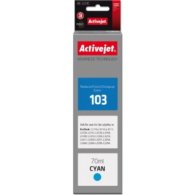 Afbeelding van Activejet Originele inktcartridge AE 103C, blauw