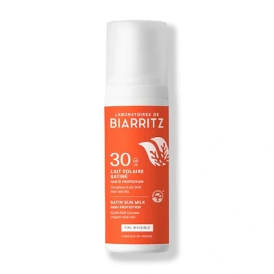 Afbeelding van Laboratoires de Biarritz Satin Sun Milk Invisible SPF30 100 ml