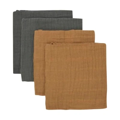 Afbeelding van Pippi Washandjes 4 pak indian tan