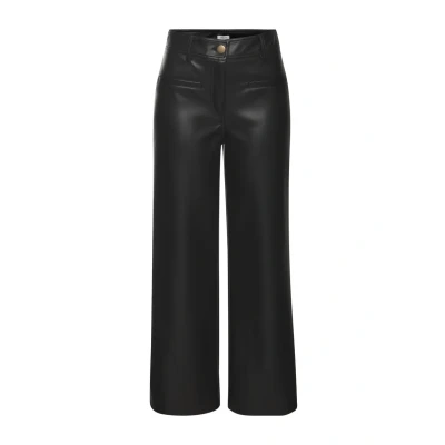 Afbeelding van Lascana Imitatieleren broek recht model