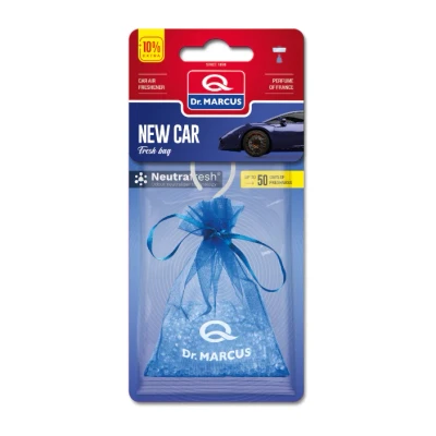 Afbeelding van Dr. Marcus New Car Fresh bag luchtverfrisser met neutrafresh technologie Geurhanger Tot 50 dagen geurverspreiding 20 Gram