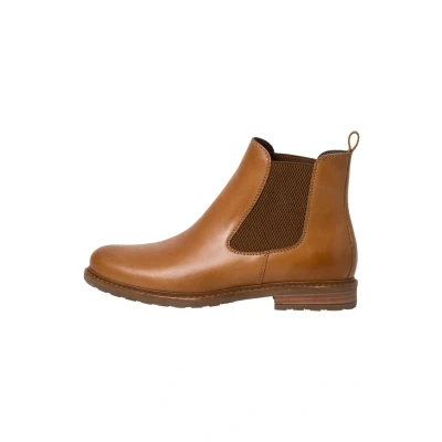 Afbeelding van Tamaris Korte laarzen, Dames, Maat: 39, Chocolate nub Leer