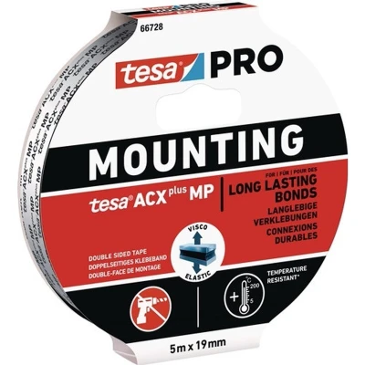 Afbeelding van Tesa Montageband zwart lengte 5 m breedte 19 mm 10 stuks 66728 00001 00