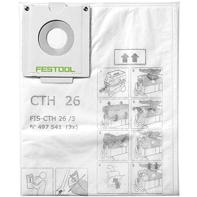 Afbeelding van Festool FIS CTH 48 Veiligheids Filterzak (3 Stuks)